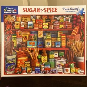 🧩2/$14! 1000 piece jigsaw puzzle! “Sugar &Spice”